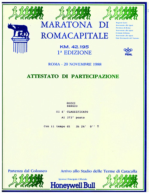 Maratona Romacapitale 1988